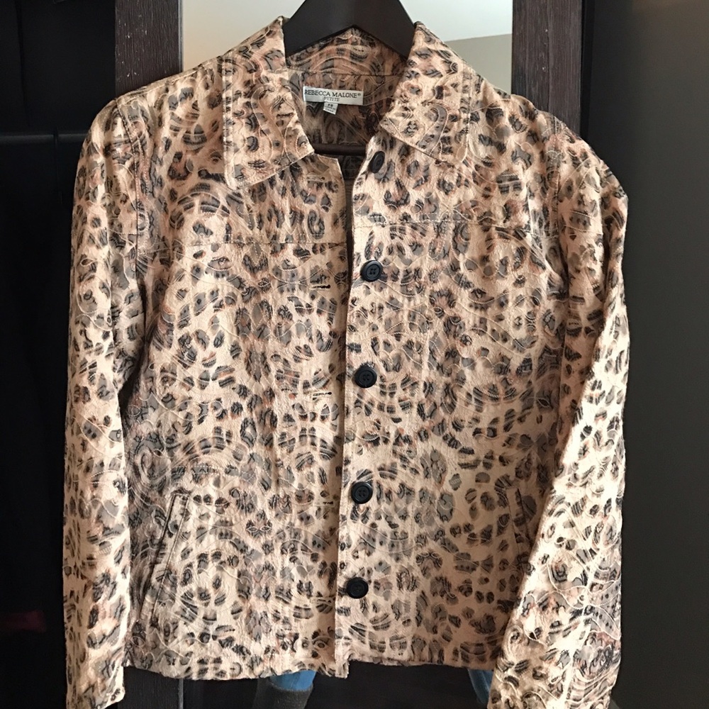 leopard print jacket